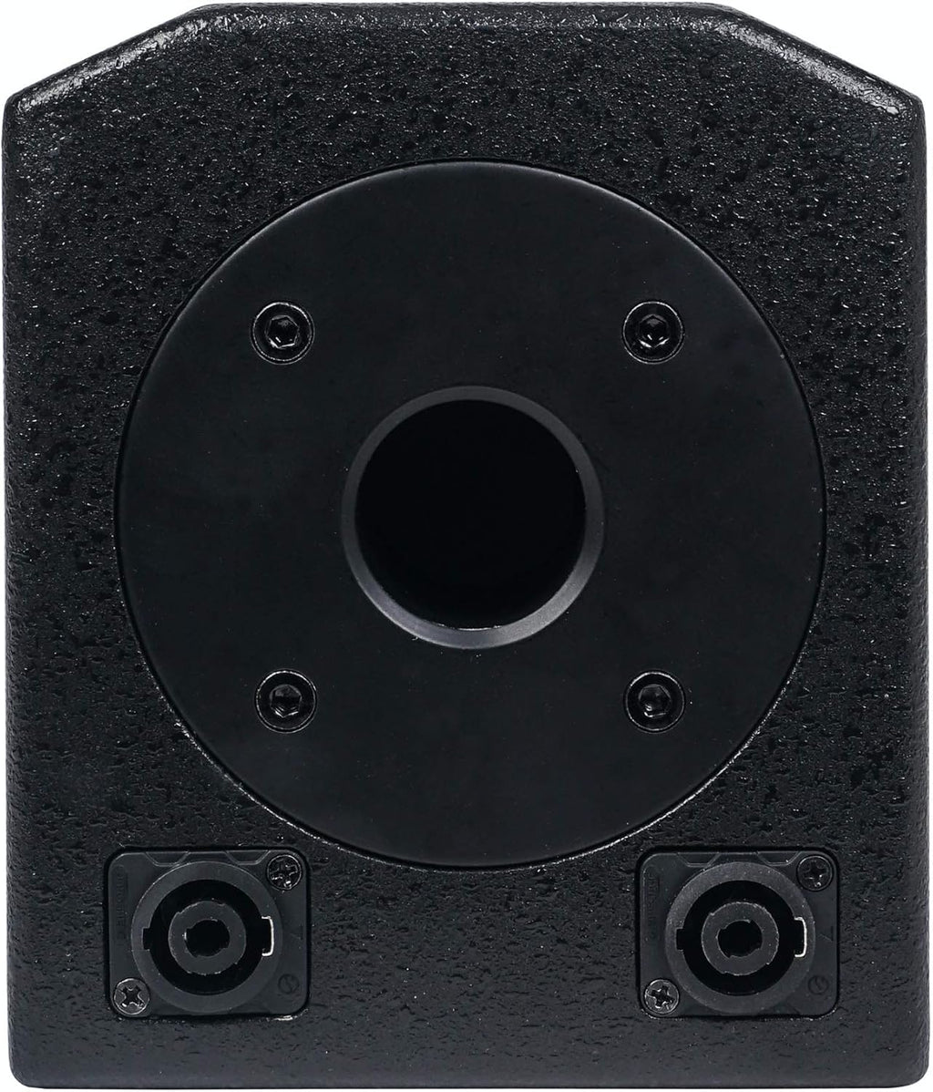 Pair of Passive Wall-Mount Column Mini Line Array Speakers with 4 x 5” Woofers, Black F162389