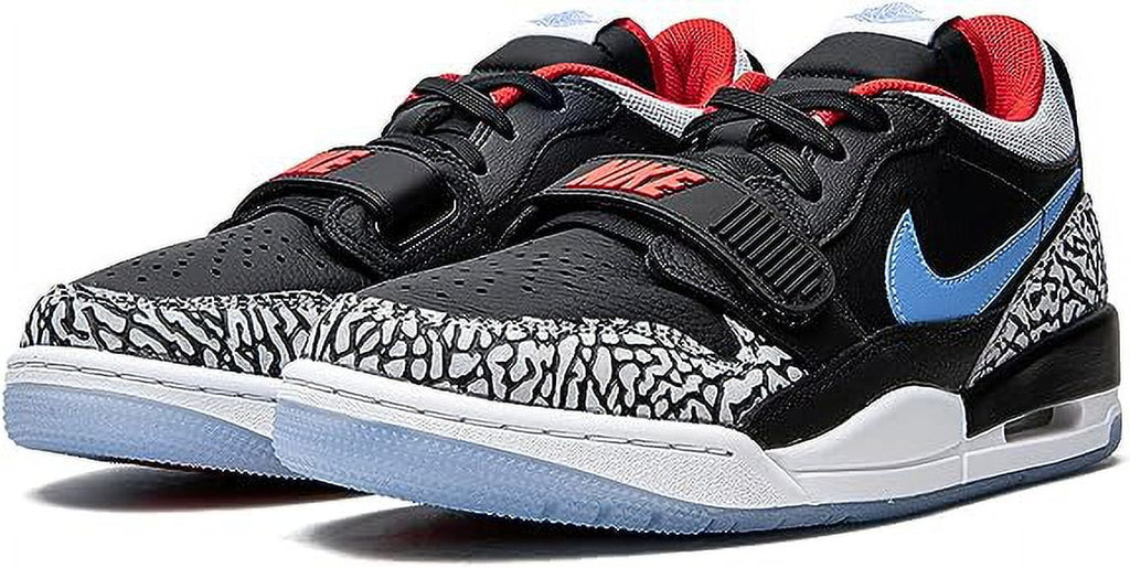Men's Low Black Wolf Grey Valor Blue Sneakers B410152