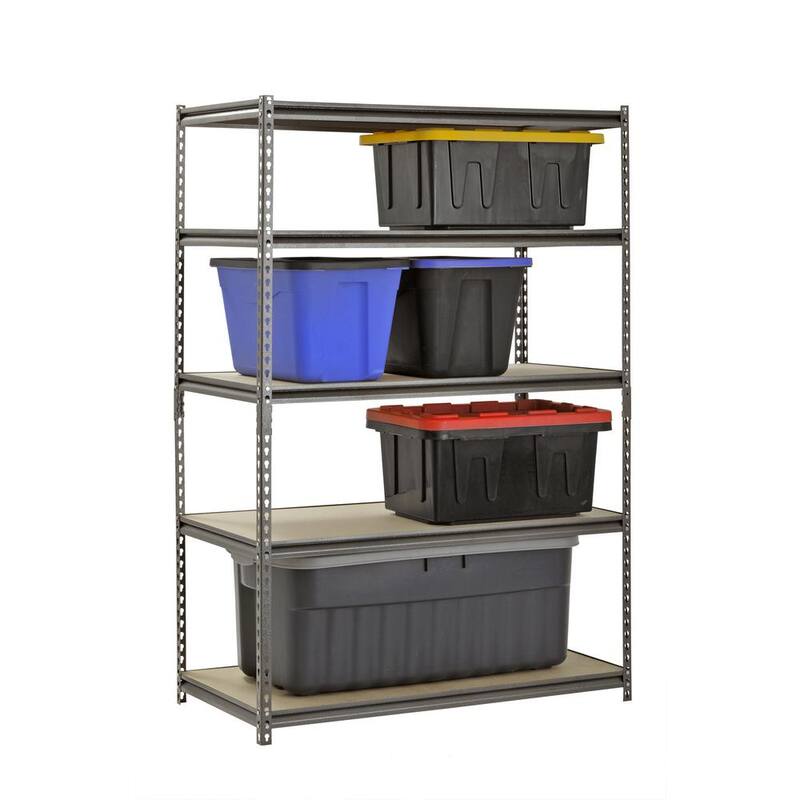 5-Tier Steel Shelving Unit Y51505