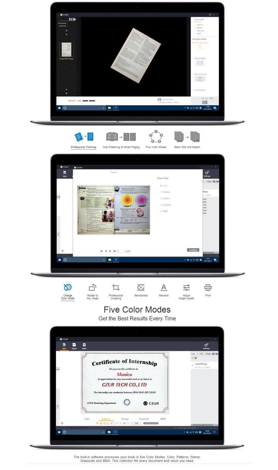 Book Scanner with OCR for Windows P775