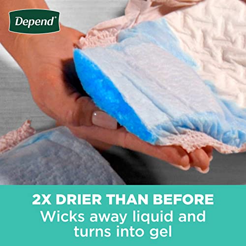 Disposable Maximum Blush Adult Incontinence Underwear for Women, Small, 80 Count V224