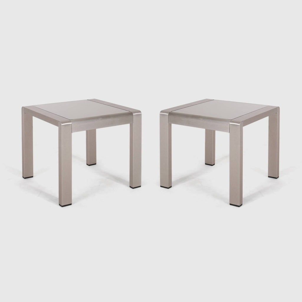 2pk Aluminum Patio Side Table F553622