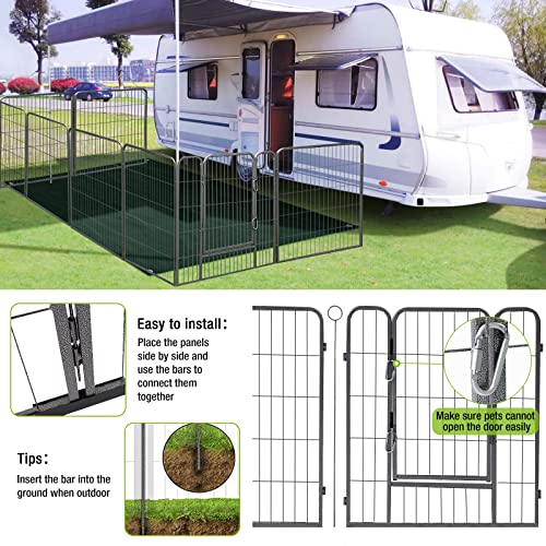 8 Panels Heavy Duty Dog Playpen W6950