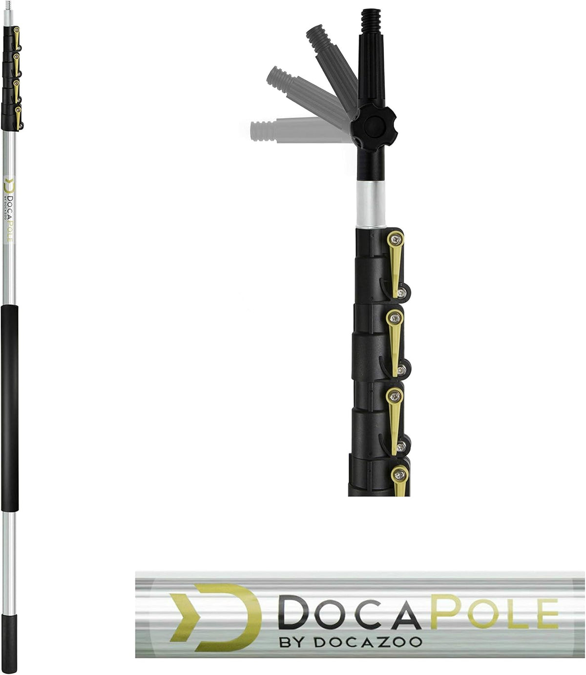 11 Inch Medium Bristle Deck Brush with Telescoping Pole P71978