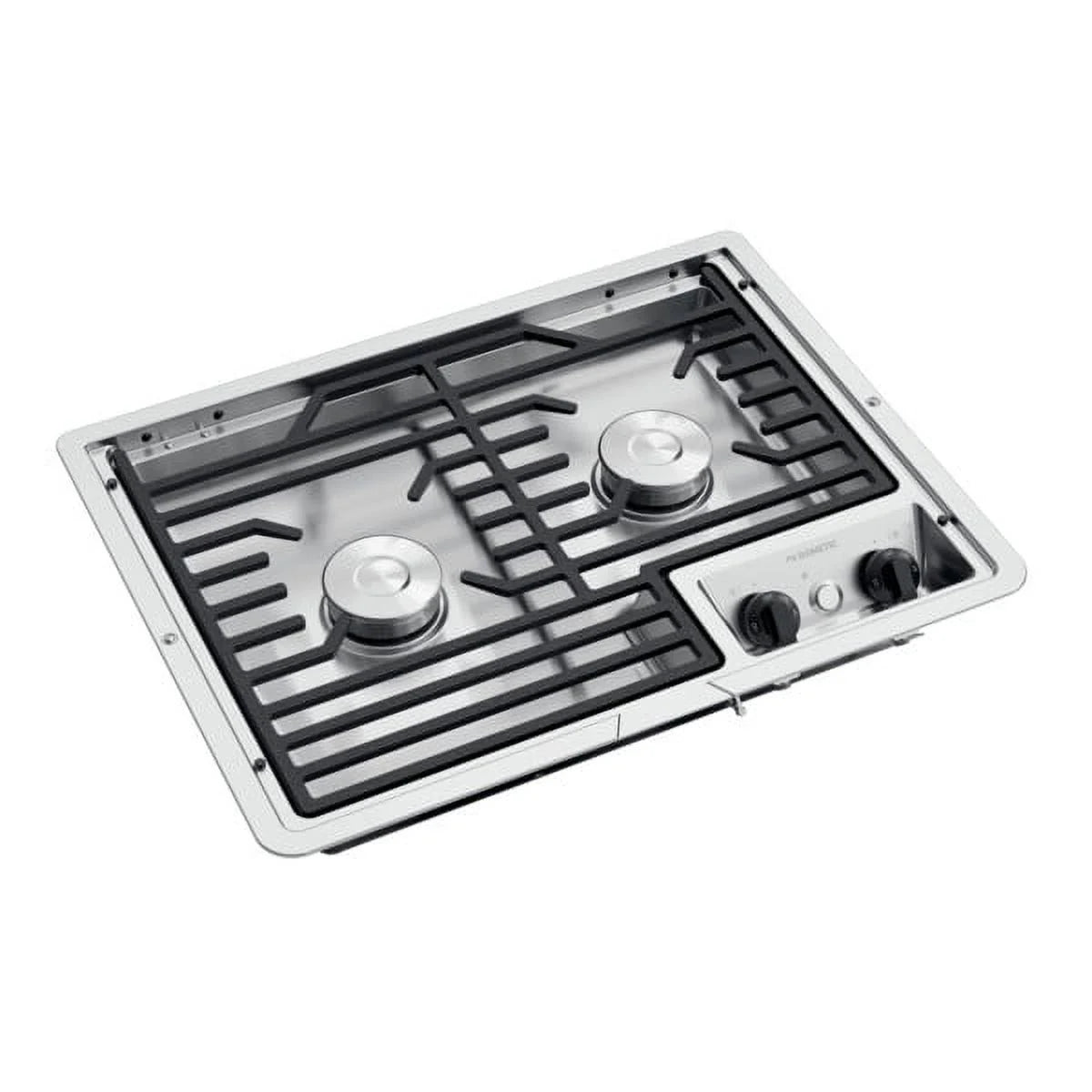 Two Burner Cooktop Cast Iron Flat Wire Grate 12V Stove C299