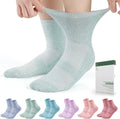 6 Pairs Bamboo Viscose Non Binding Ankle Diabetic Socks M273