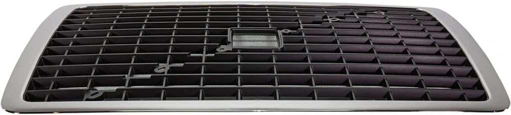 Chrome/Black Cross Bar Insert Grille with Bug Screen X674