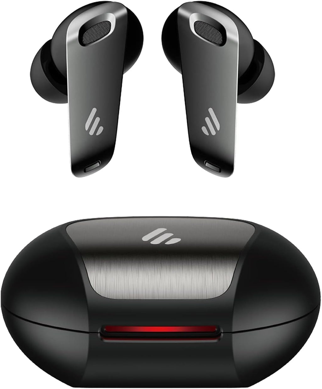 Hi-Res Earbuds Hybrid Active Noise Cancelling Black E125