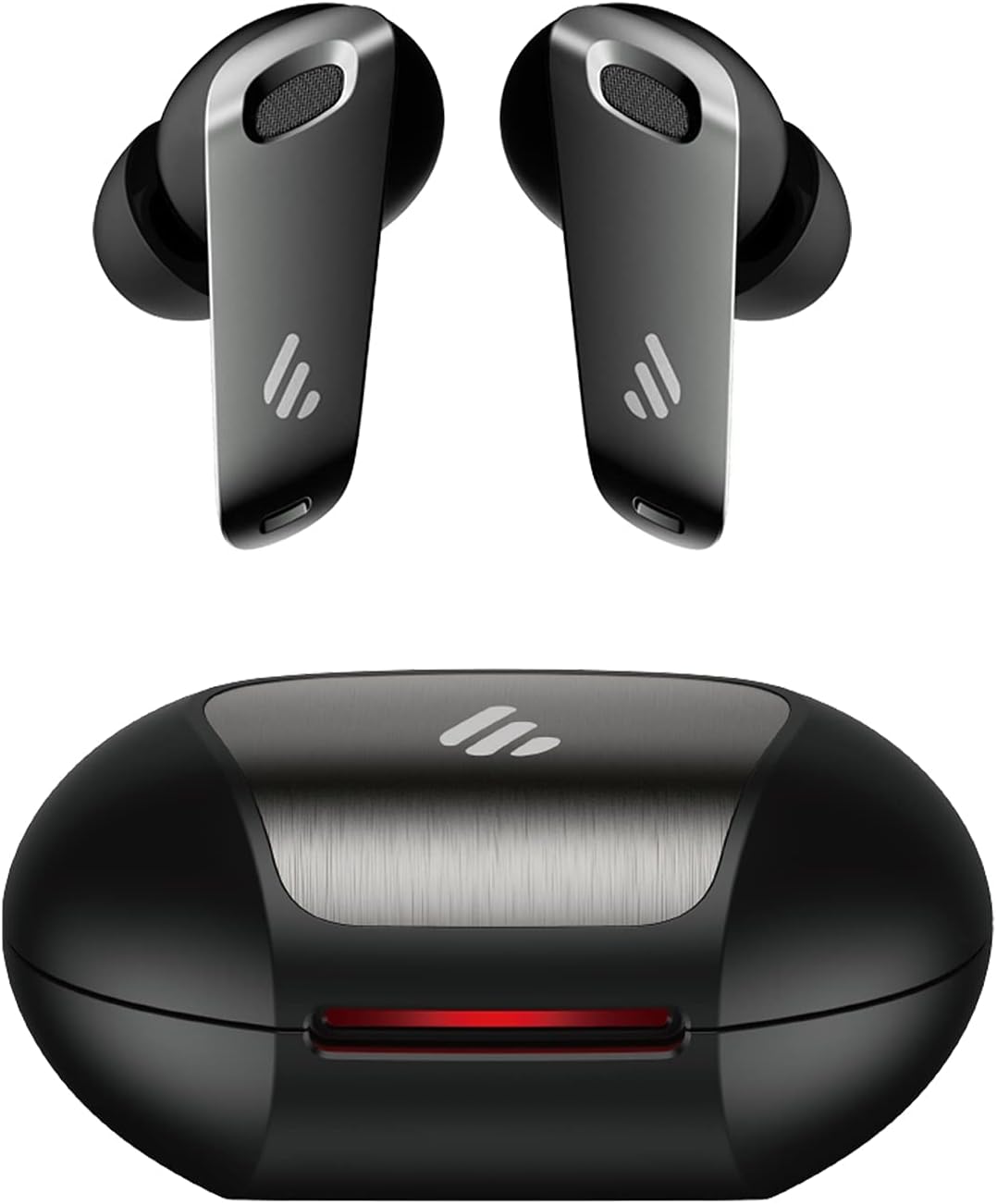 Hi-Res Earbuds Hybrid Active Noise Cancelling Black E125