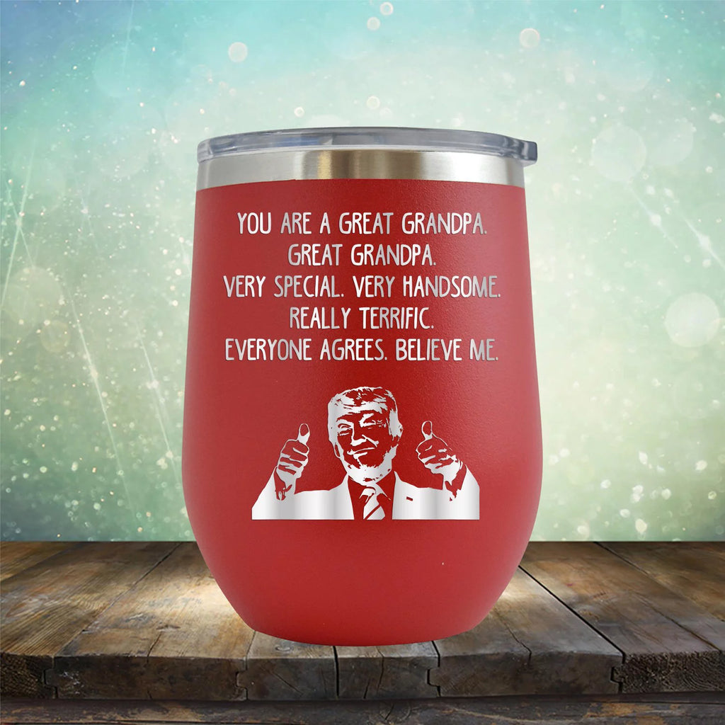 Engraved 12 oz Red Wine Cup W683