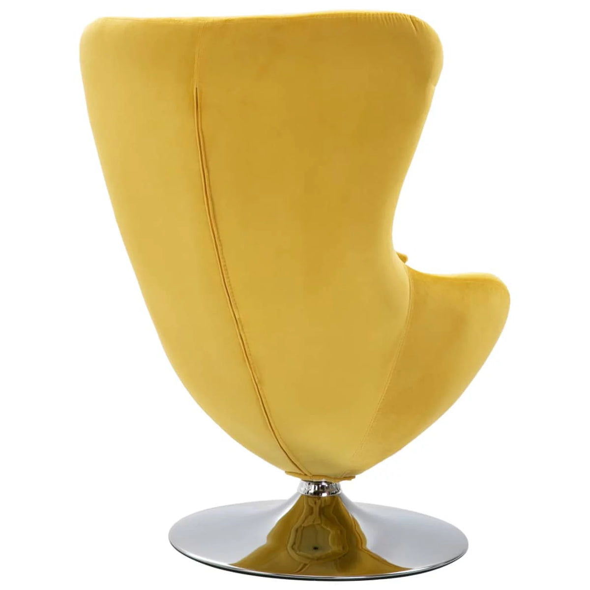 Swivel Egg Chair with Cushion Yellow C9844