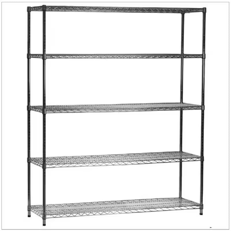 5-Tier Heavy Duty Steel Wire Shelving Unit Z6623