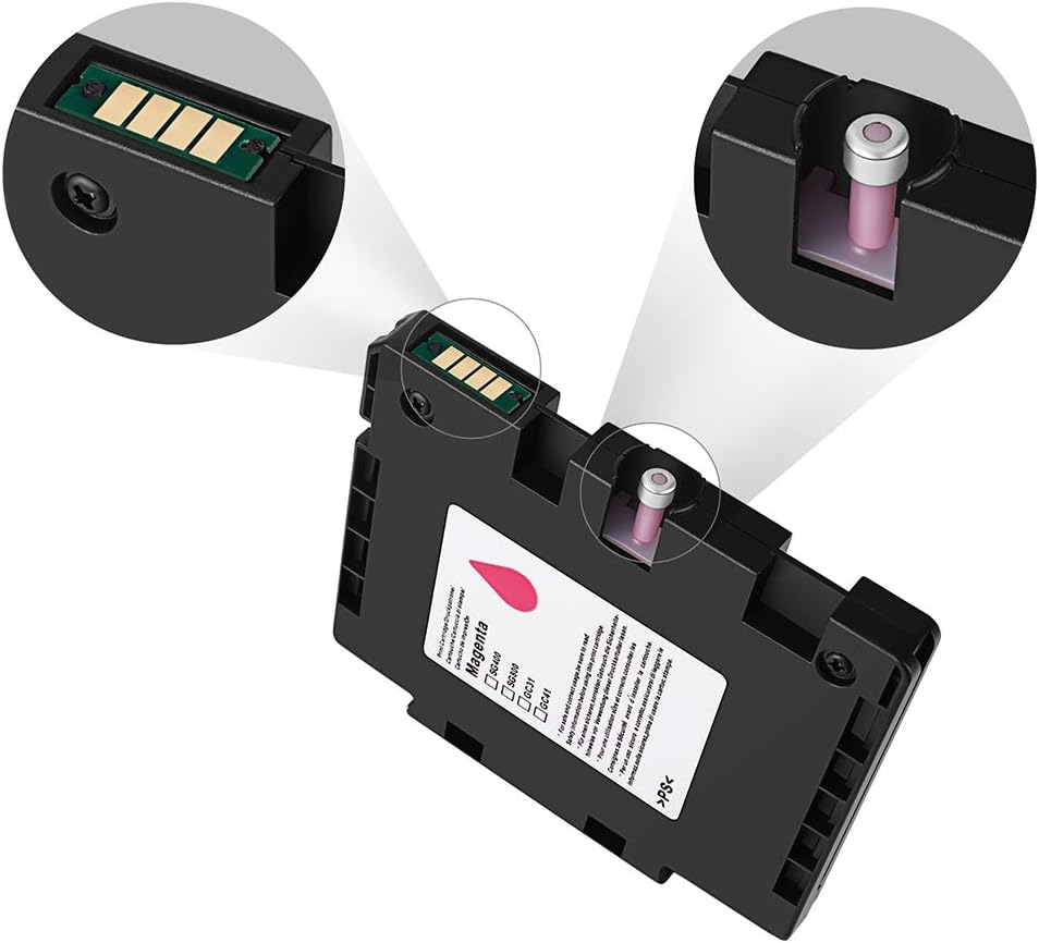 Sublimation Ink Cartridge 4-Pack for Sawgrass Virtuoso SG400 SG800 Printer O741