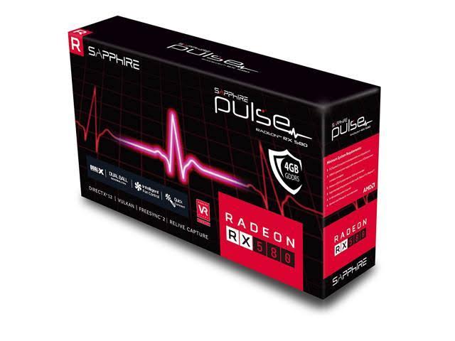 Radeon Pulse RX 580 4GB GDDR5 PCI-E Graphics Card X694774