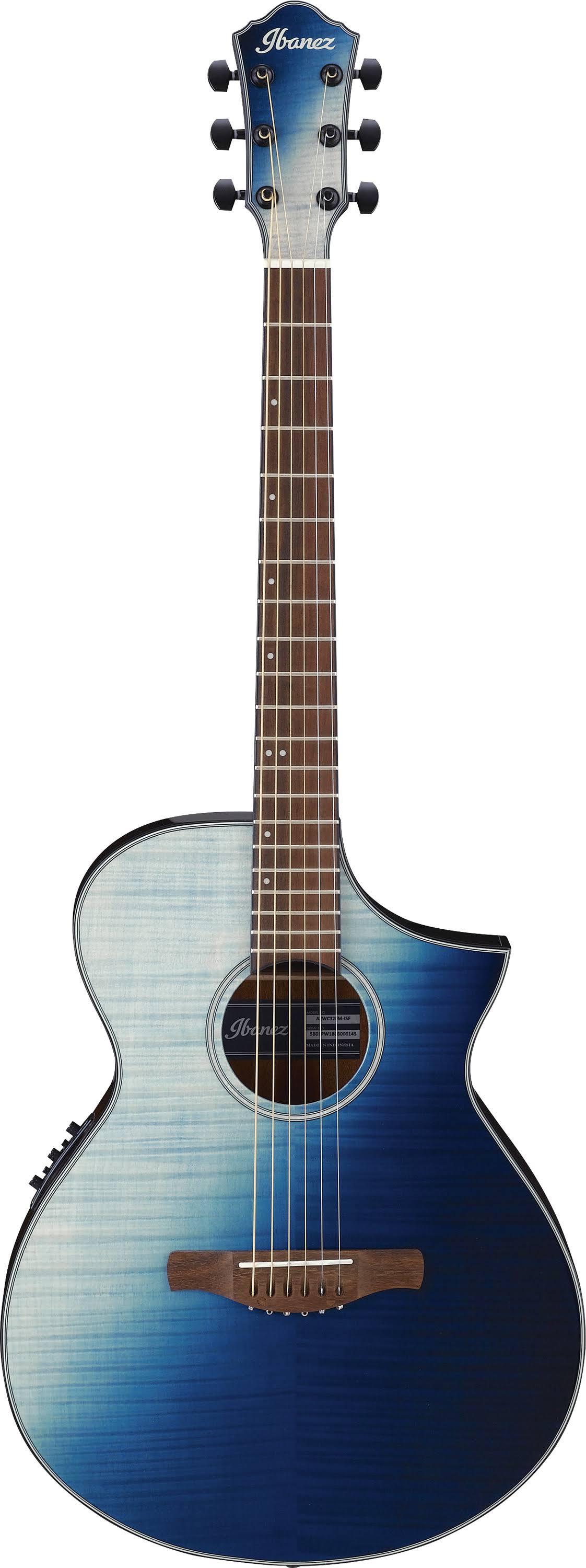 Indigo Sunset Fade Acoustic Electric Guitar Y634774
