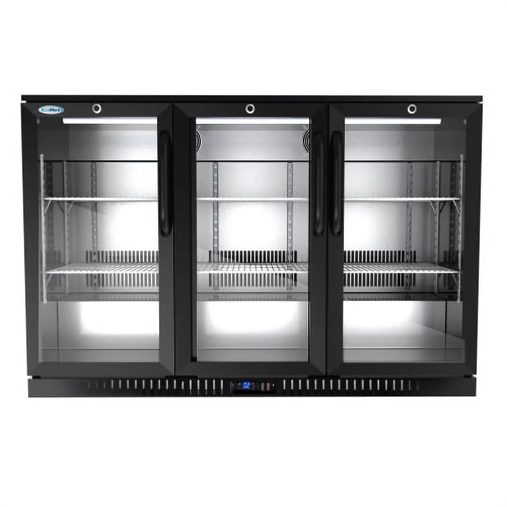 Three-Door Back Bar Refrigerator 11 Cu Ft C282