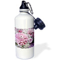 Pink Zinnias Floral Summer Photography 21 oz Sports Water Bottle D42075