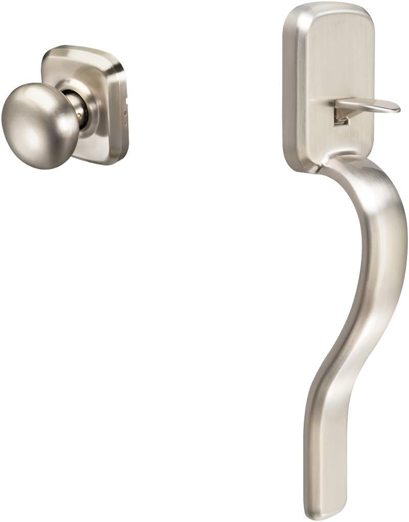 Satin Nickel Passage Interior Knob Handleset V64317