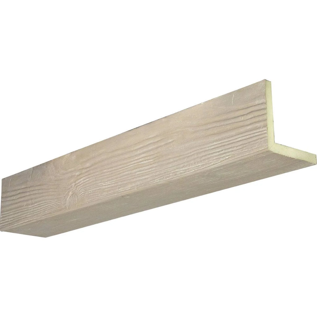 White 2-Sided Faux Wood Ceiling Beam U415