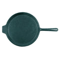 Hunter Green White Speckle 10x22 Sand Cast Aluminum Pizza Tray with Handle Y197