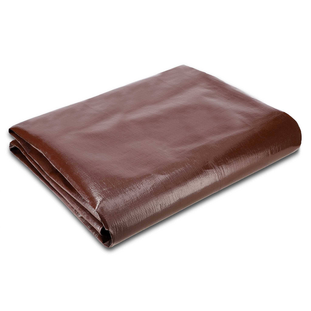 Heavy Duty Poly Tarp Brown 20’ x 30’ X896758