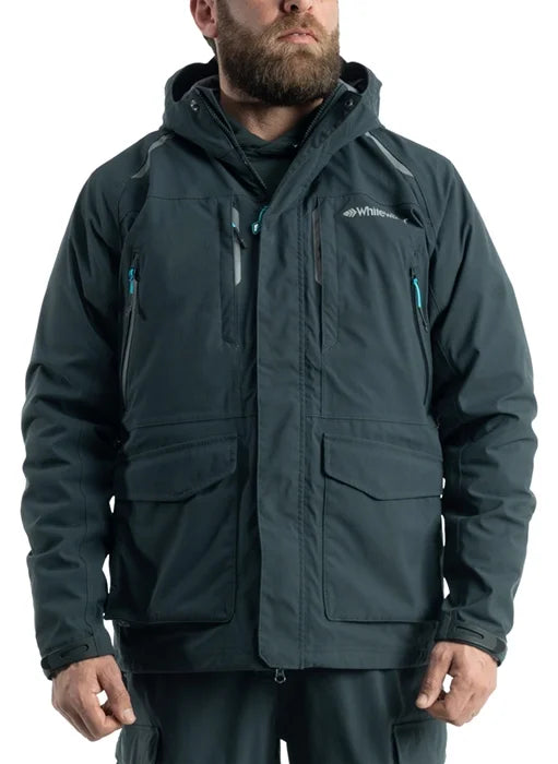 Charcoal Small Waterproof Windproof Ripstop Nylon Fishing Jacket W852248