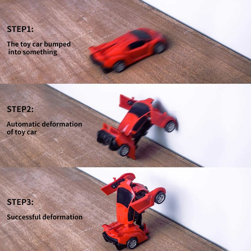 3 Pack Transforming Robot Car Toy S76511