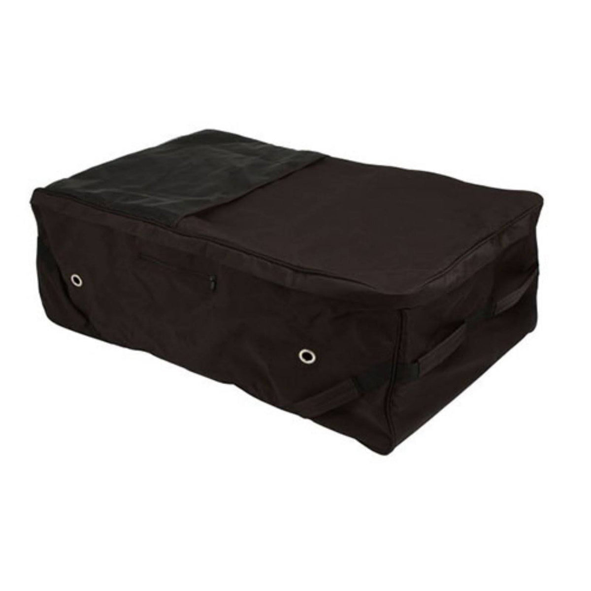 Deluxe Rolling Hay Bale Carrier Black N6421