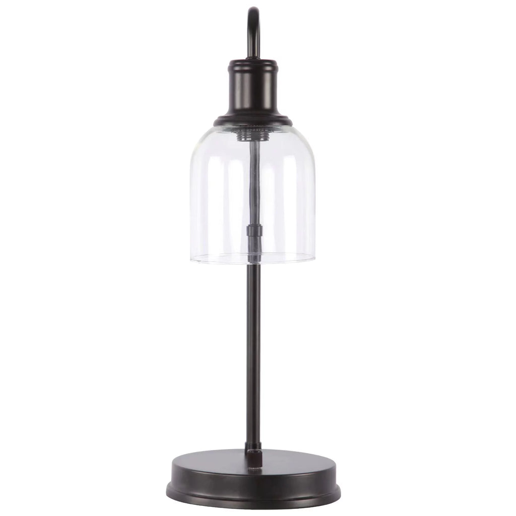 Antique Bronze Desk Lamp with AC Outlet C752