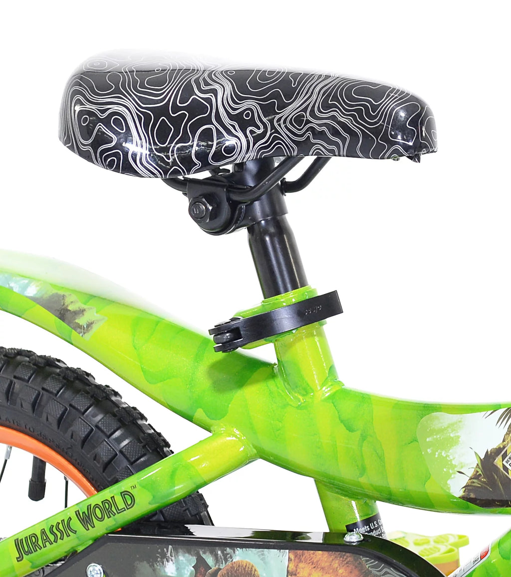 Green and Orange 12-inch Boy's Bicycle with Training Wheel A54074