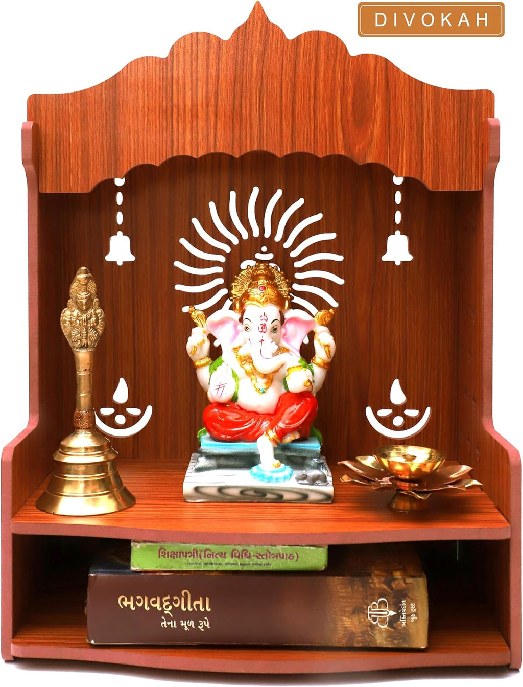 Mdf Wooden Wall Mounted Temple O7768