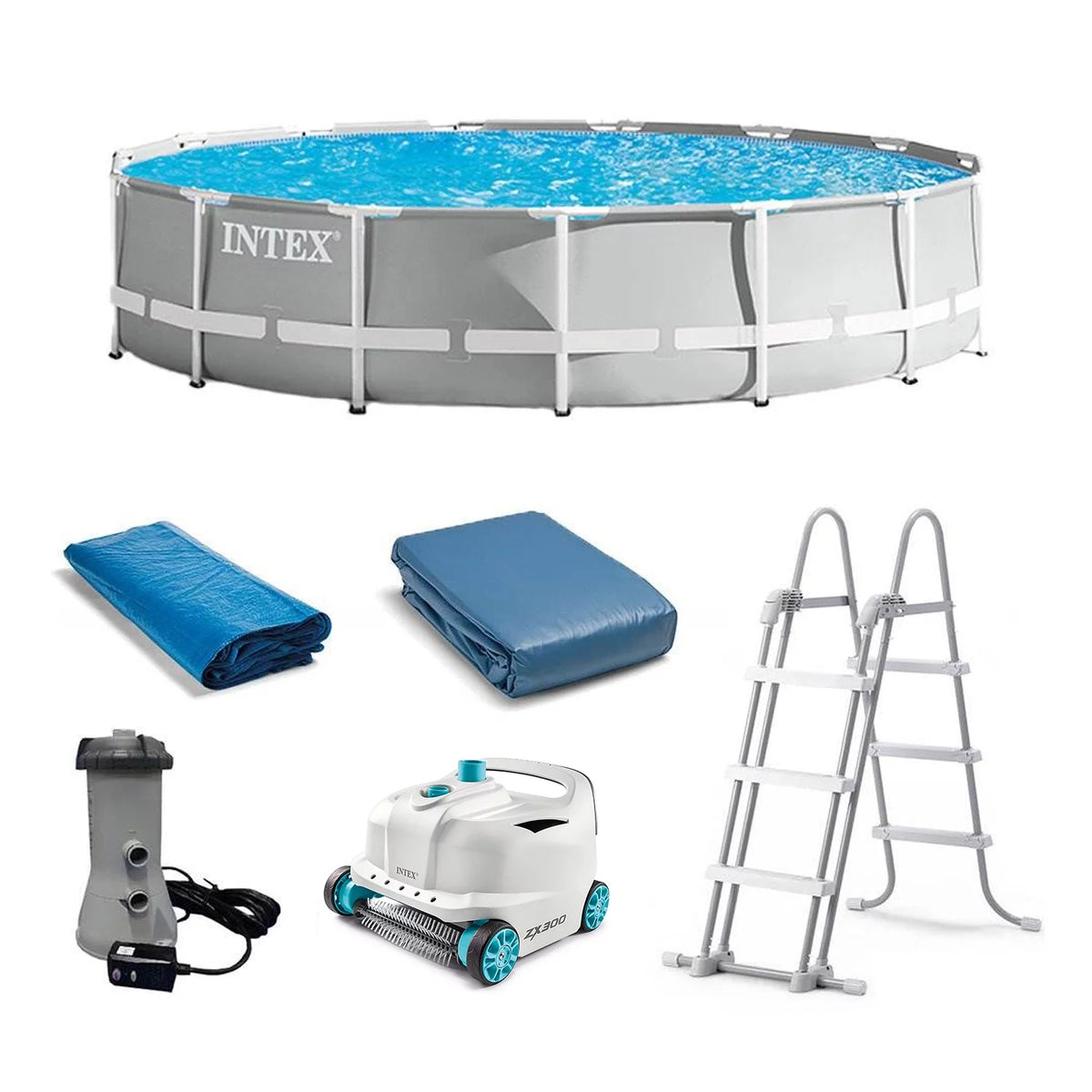 15ft x 42in Prism Frame Above Ground Swimming Pool Set N8115