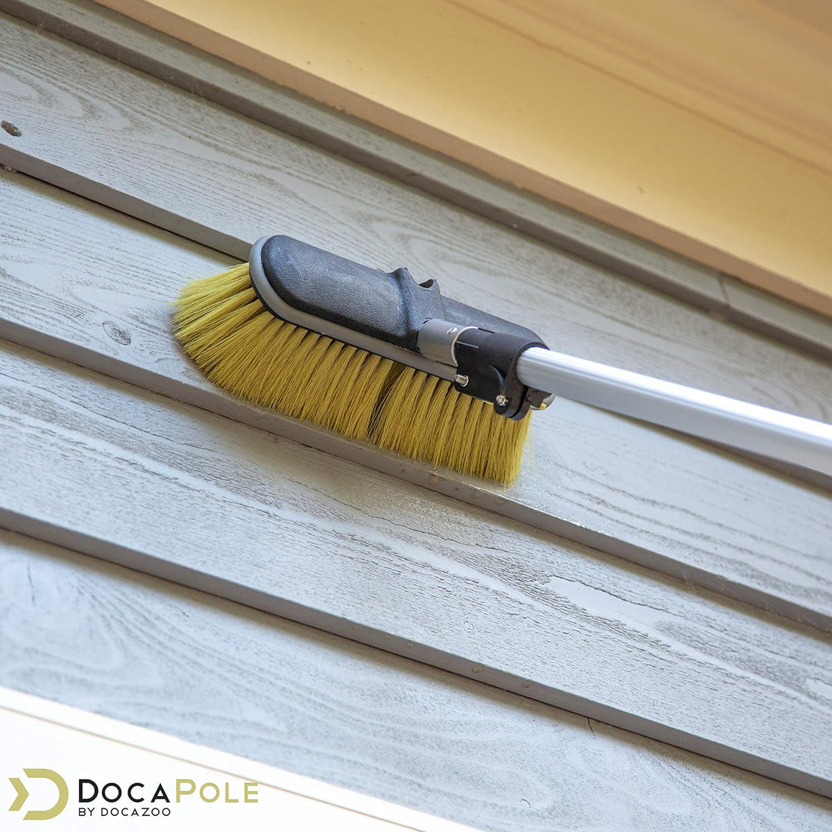 11 Inch Medium Bristle Deck Brush with Telescoping Pole P71978