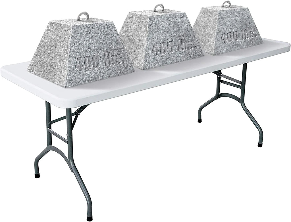 White 6 Foot Folding Table Q40543