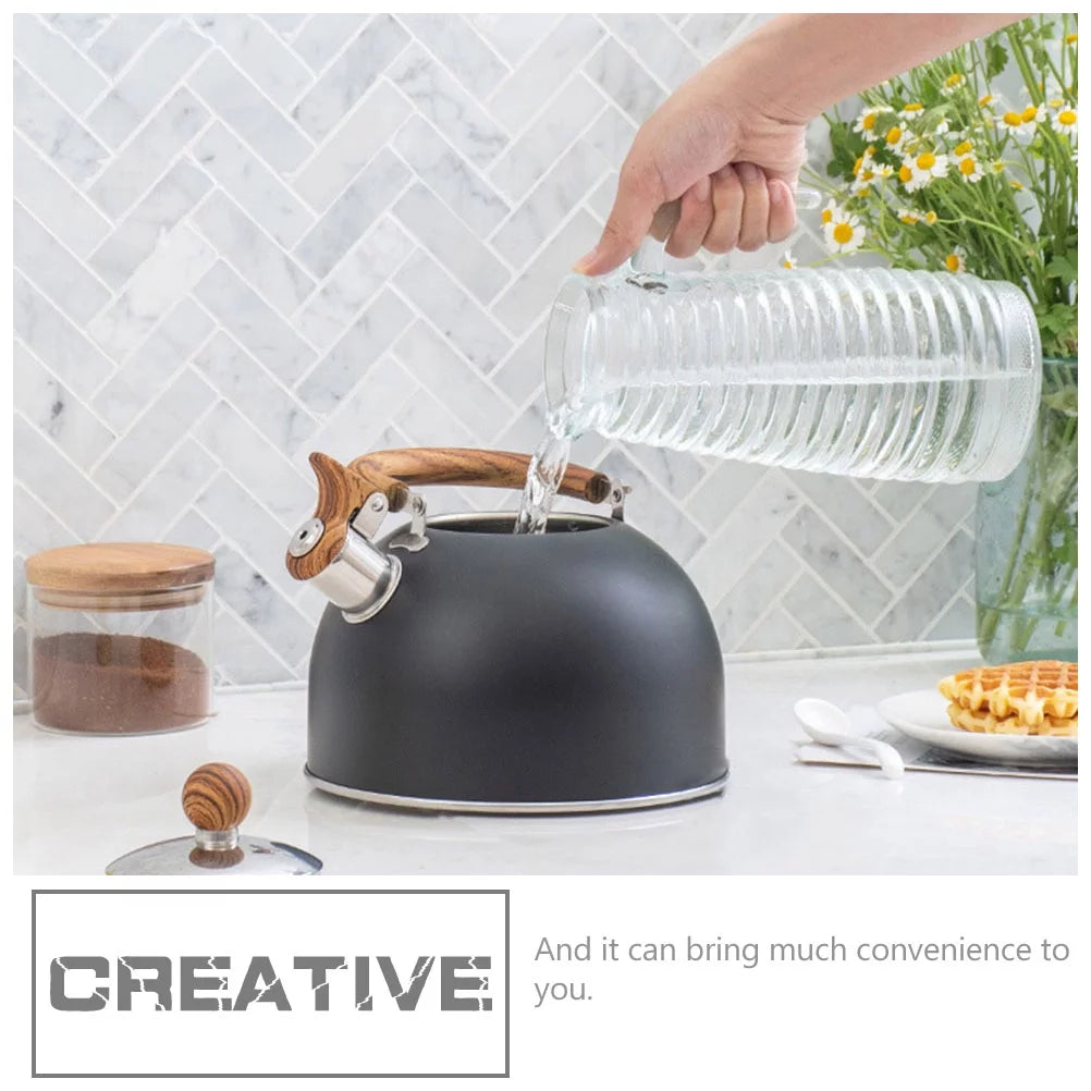 Whistling Stainless Steel Stovetop Tea Kettle X501395