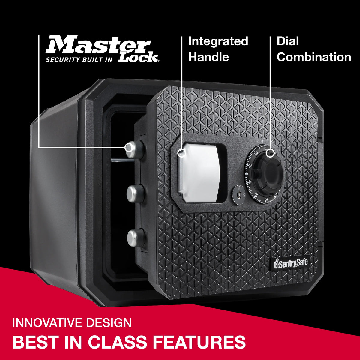 Fire-Resistant Water-Resistant Home Safe with Combination Lock and Override Key L41824