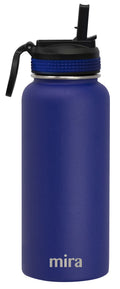 32 oz Stainless Steel Water Bottle with Straw Lid H179