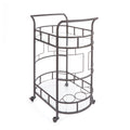 Hammered Bronze 2-Tier Serving Cart C937998