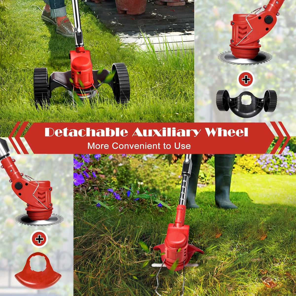 21V Cordless String Trimmer with 2 Batteries W21121