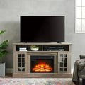 58'' TV Stand with 24.5'' Electric Fireplace Y87359