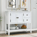 White Console Table with 2 Drawers C922