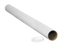 White 3x12 Mailing Tubes with Caps, 24/CS Z65193