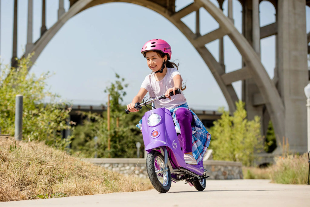 Purple Electric Scooter F19834