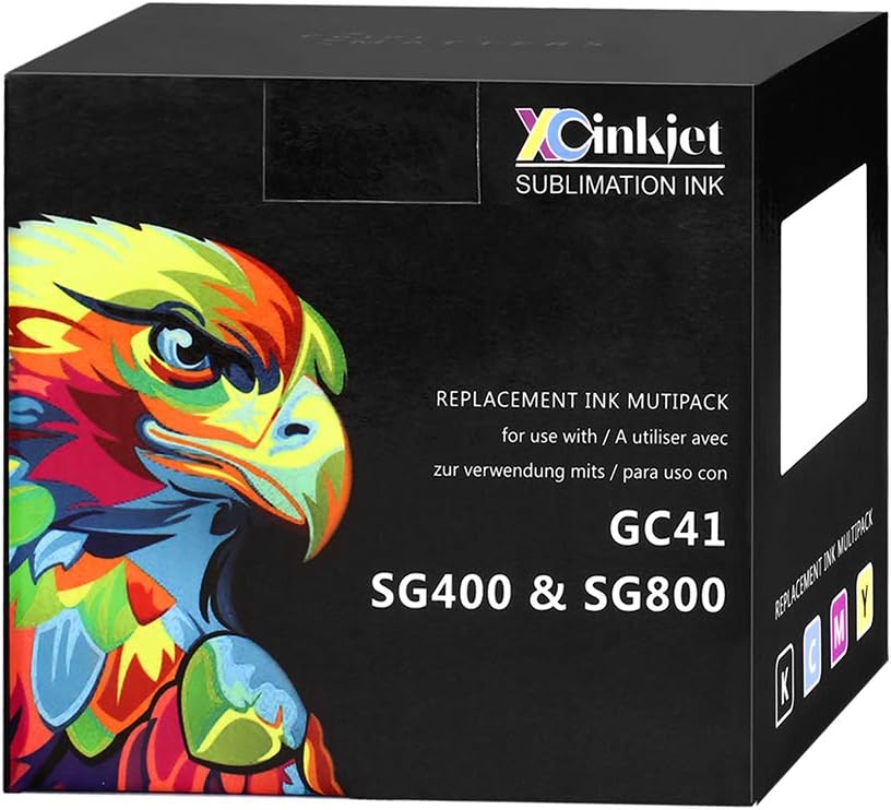 Sublimation Ink Cartridge 4-Pack for Sawgrass Virtuoso SG400 SG800 Printer O741