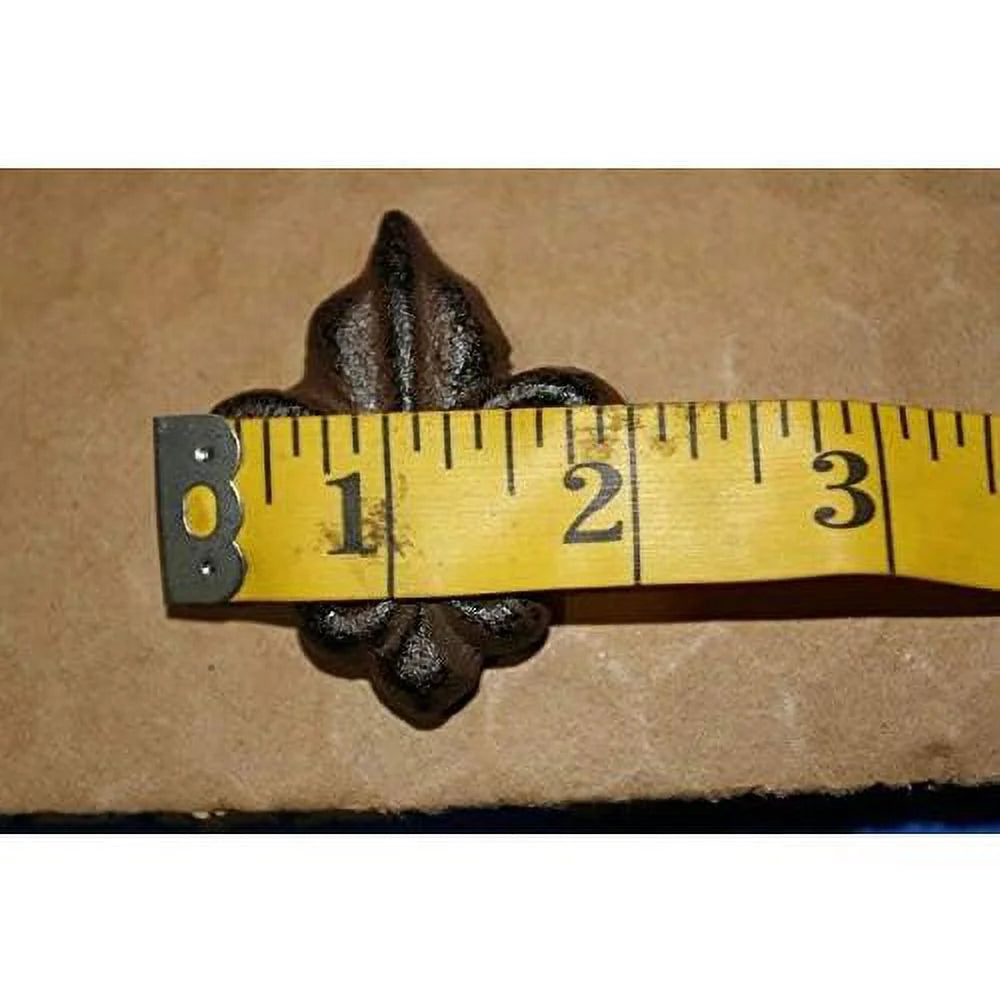 Cast Iron Fleur De Lis Cabinet Knobs, Pack Of 30 O64151