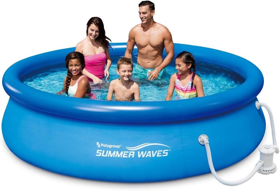 10' x 30 Quick Set Above Ground Swimming Pool with Filter Pump C94864