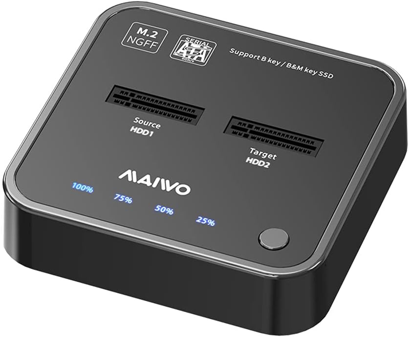 2 Bay m.2 SATA Docking Station Y25562