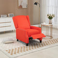 Red Adjustable Wingback Recliner Chair W648534