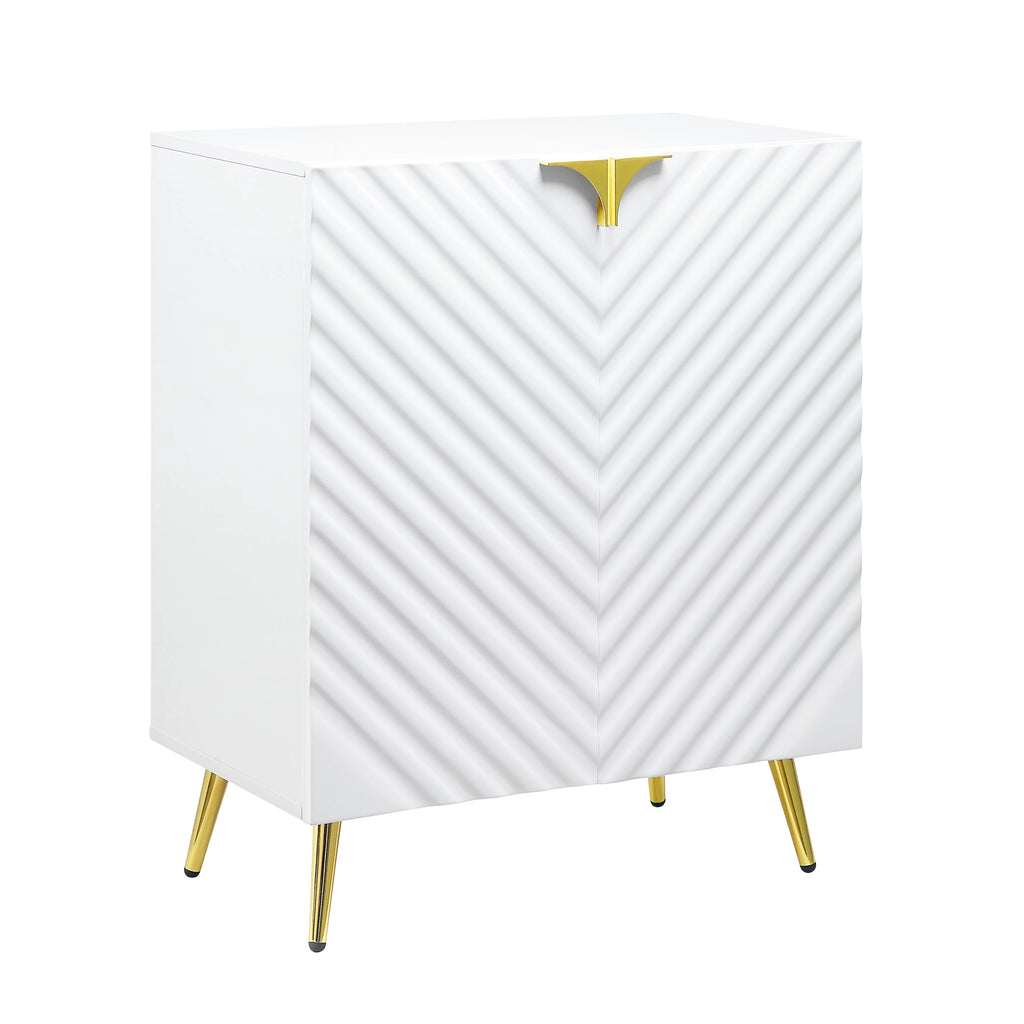 White High Gloss Console Table S596