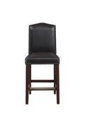 Brown Faux Leather Counter Stool V776